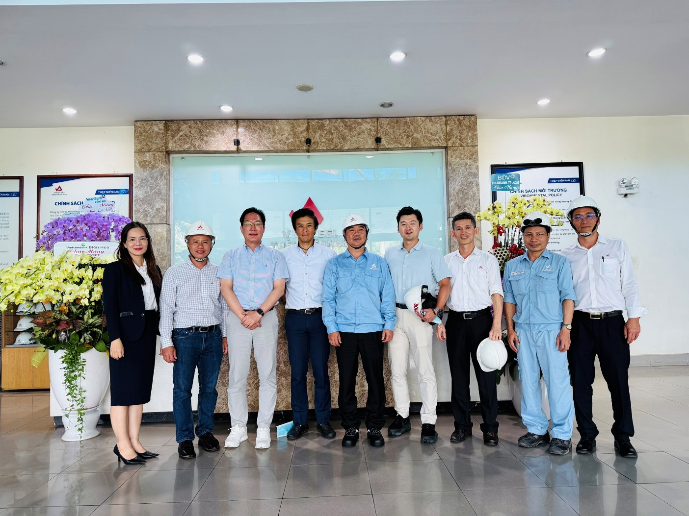 Đại điện công ty Dow Metal và  công ty Fuwa Metal đã có buổi thăm và làm việc tại Công ty TNHH MTV Thép Miền Nam – VNSTEEL