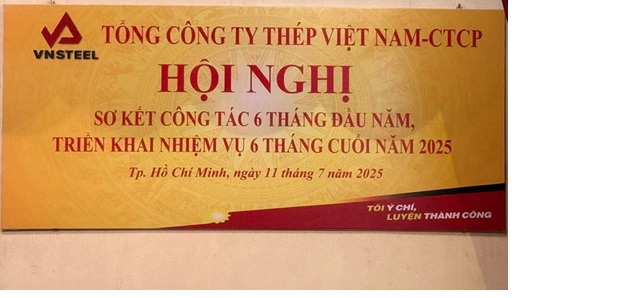 THÉP MIỀN NAM tham dự hội nghị sơ kết 6 tháng đầu năm 2025 và tổng kết 10 năm thực hiện Chỉ thị 05-CT/TW của TỔNG CÔNG TY THÉP VIỆT NAM - CTCP