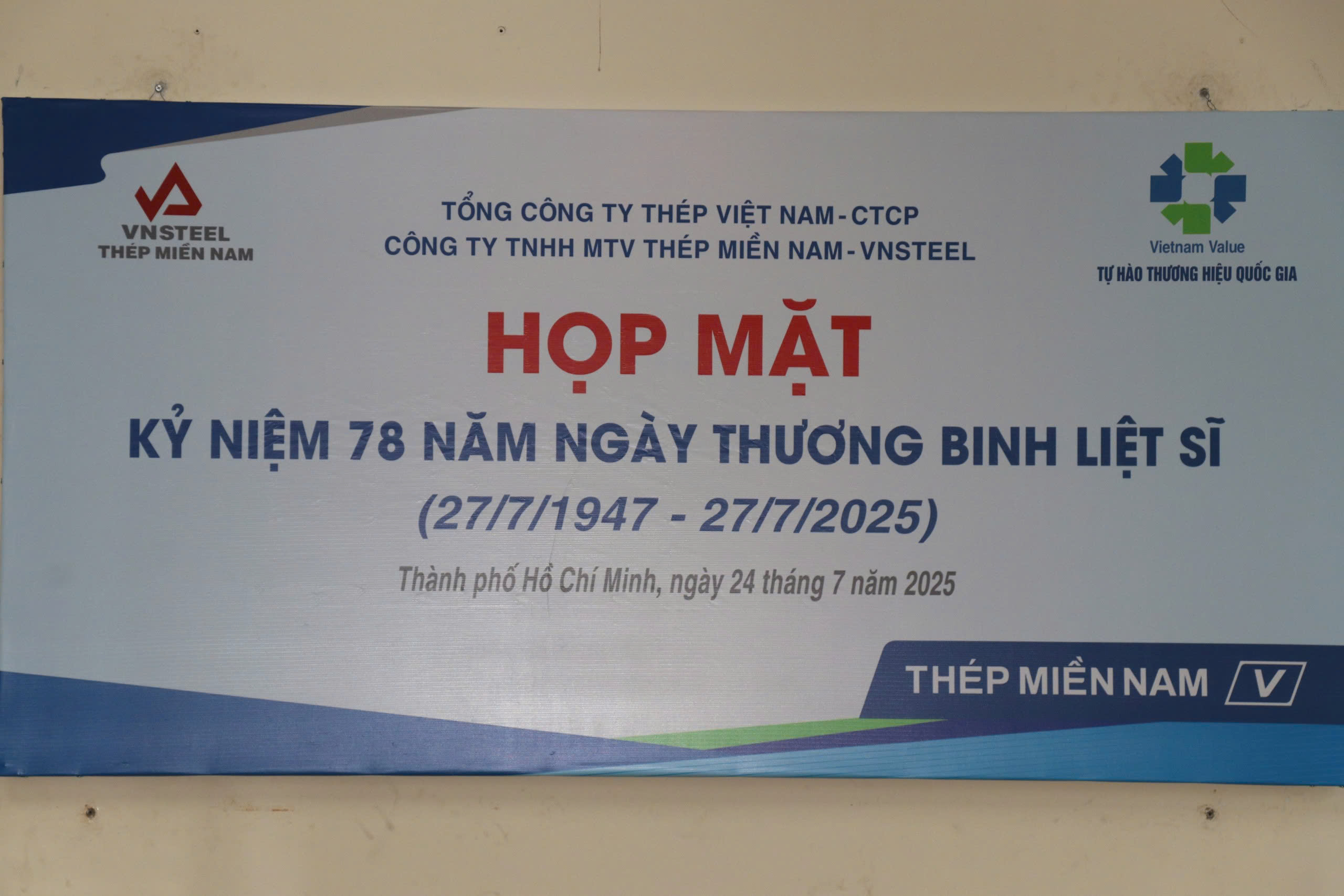 THÉP MIỀN NAM gặp mặt ngày thương binh liệt sỹ 27/07