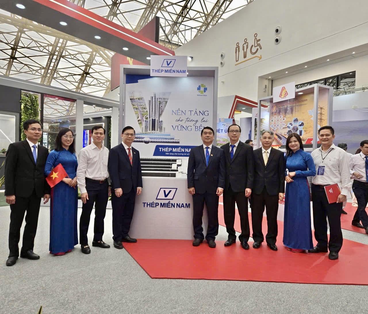 Thép Miền Nam /V/ cùng hân hoan khai mạc gian trưng bày tại triển lãm thành tựu kinh tế – xã hội, chào mừng 80 năm quốc khánh tại trung tâm triển lãm Quốc gia Cổ Loa Hà Nội 2025