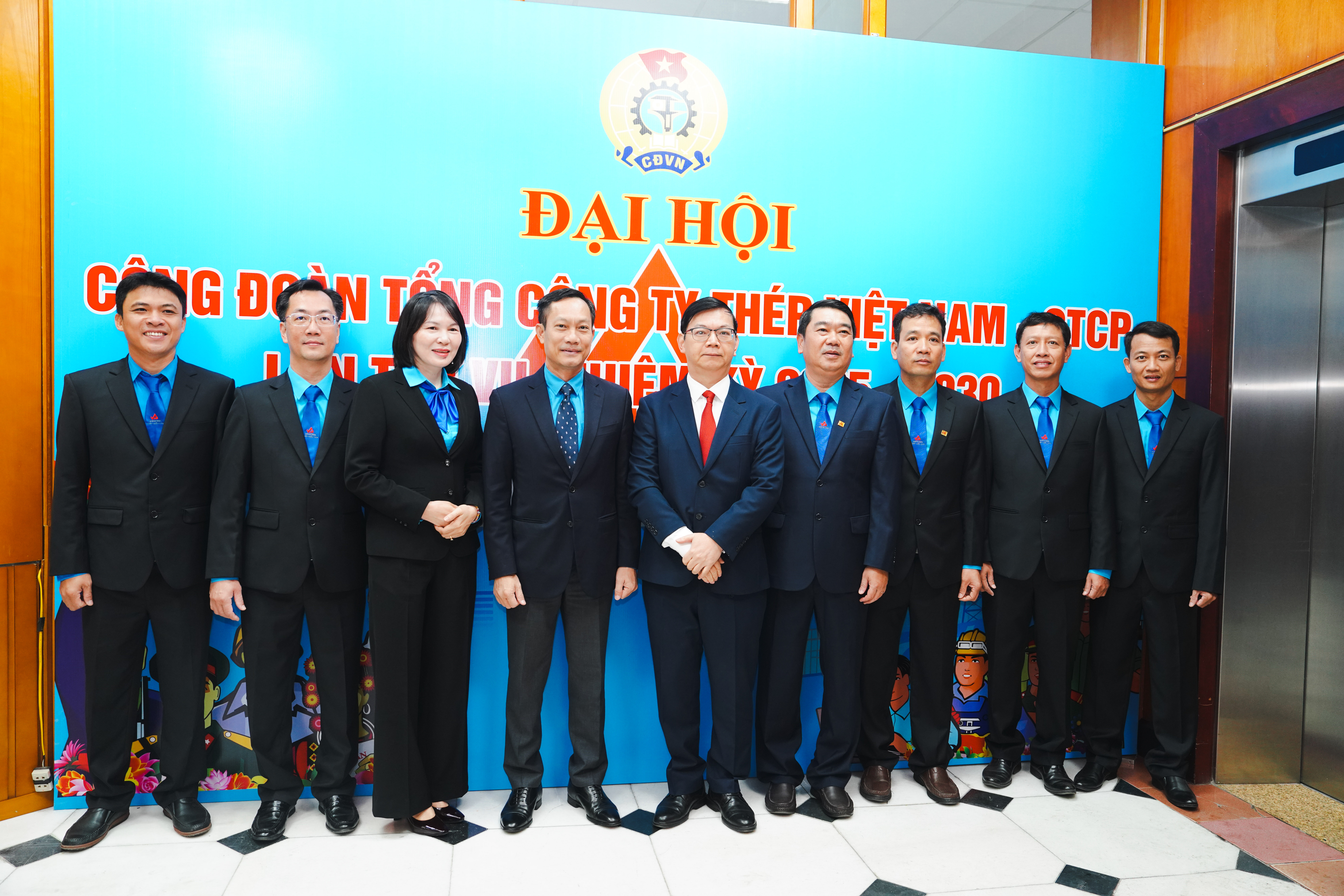 Đoàn đại biểu Công đoàn Công ty Thép Miền Nam - VNSTEEL tham dự Đại hội công đoàn Tổng Công ty Thép Việt Nam - CTCP lần thứ VII, nhiệm kỳ 2025-2030