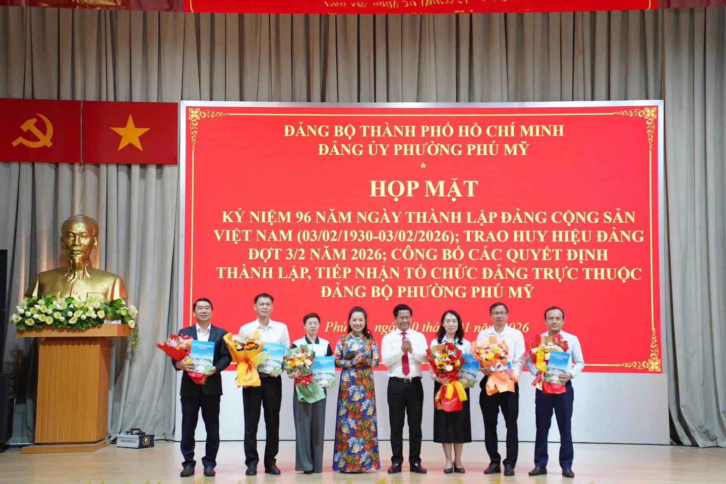 Đảng Bộ Công Ty TNHH MTV Thép Miền Nam – VNSTEEL chính thức trực thuộc Đảng Bộ Phường Phú Mỹ